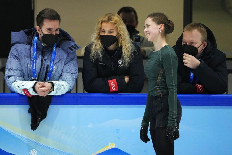 Russian star practices despite report of positive drug test